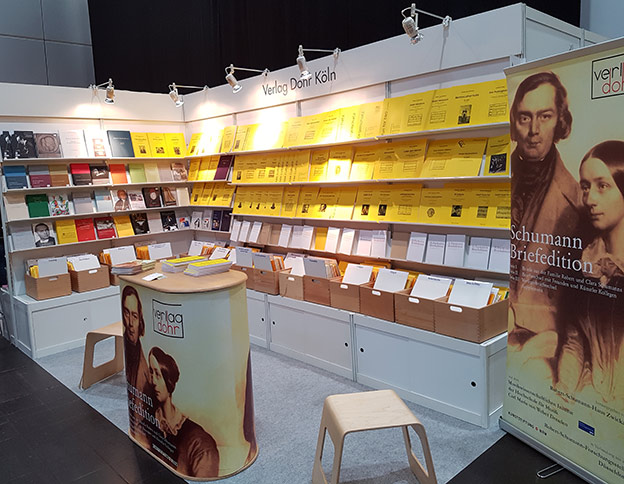 Messestand Verlag Dohr Leipzig 2017